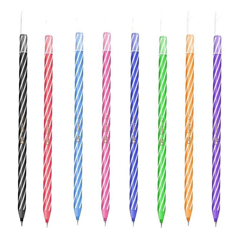 Caneta Esferográfica Spiro 0.7mm 8 Cores - Cis