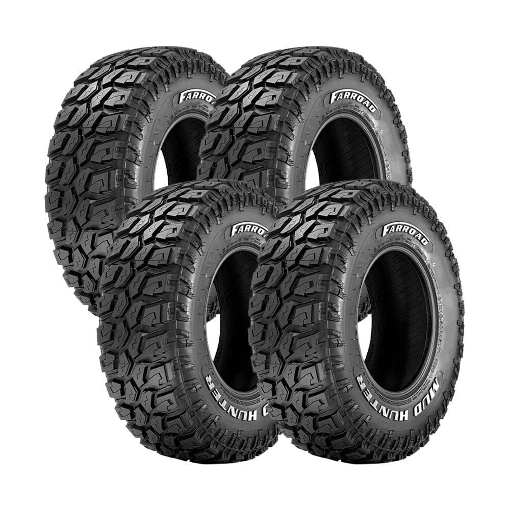 Jogo 4 Pneus Farroad Aro 17 Mud Hunter 285/70R17 121/118Q - Letras Brancas