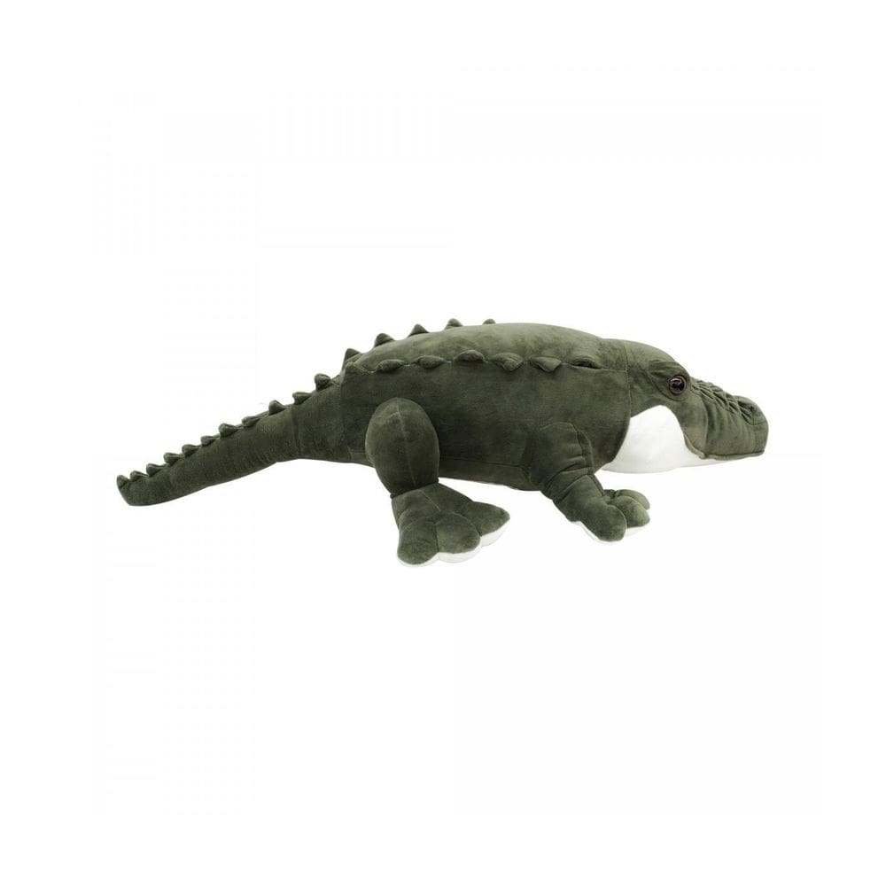 Crocodilo Verde Deitado 80cm Pelúcia Fofytoys