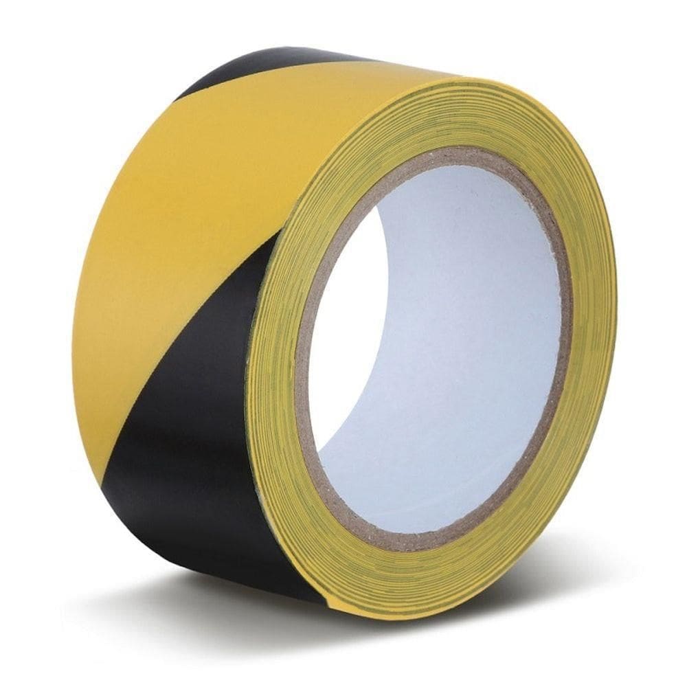 Fita Adesiva Para Demarcação De Solo 48Mm X 30M Zebrada