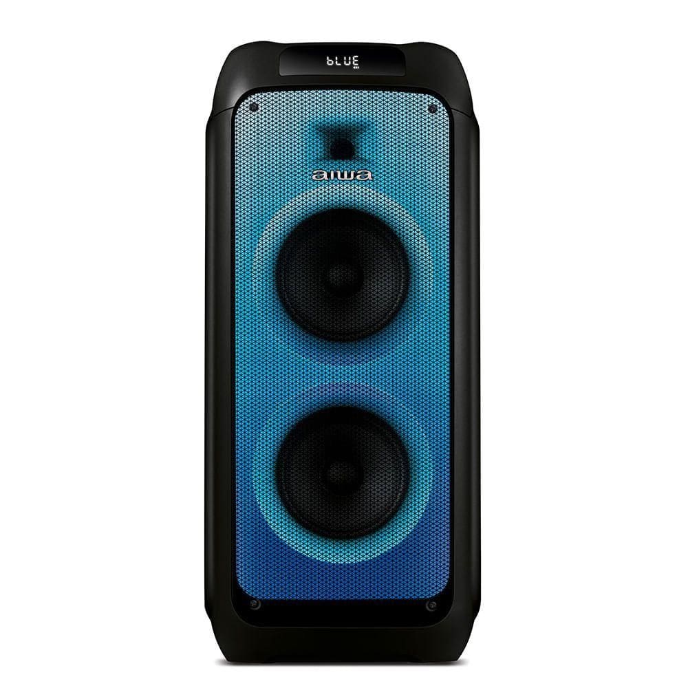 Caixa De Som Partybox Aiwa Pb-05 Bluetooth 20h Rgb Usb Tws Preto Bivolt