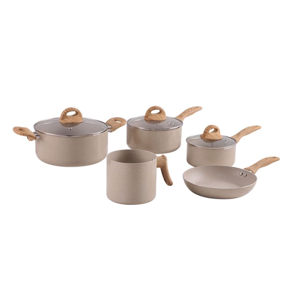 Jogo de Panelas 5 peças Smart Plus Areia indução Brinox