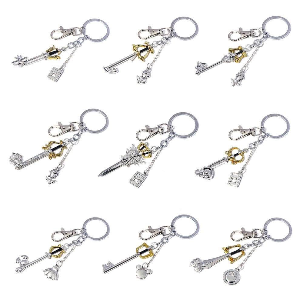 Chaveiro Kingdom Hearts Sora Oblivion Keyblade com Mickey