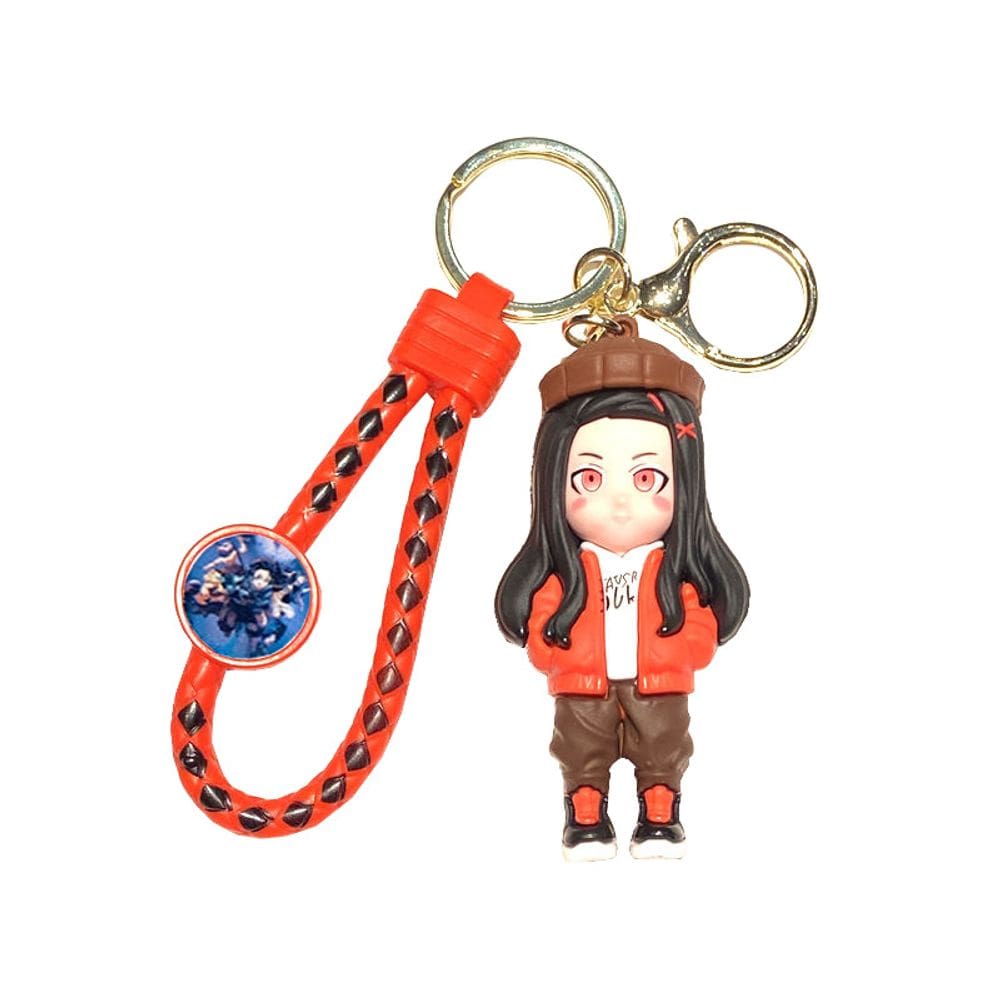 Chaveiro, chaveiro, pendente, PVC Demon Slayer Nezuko
