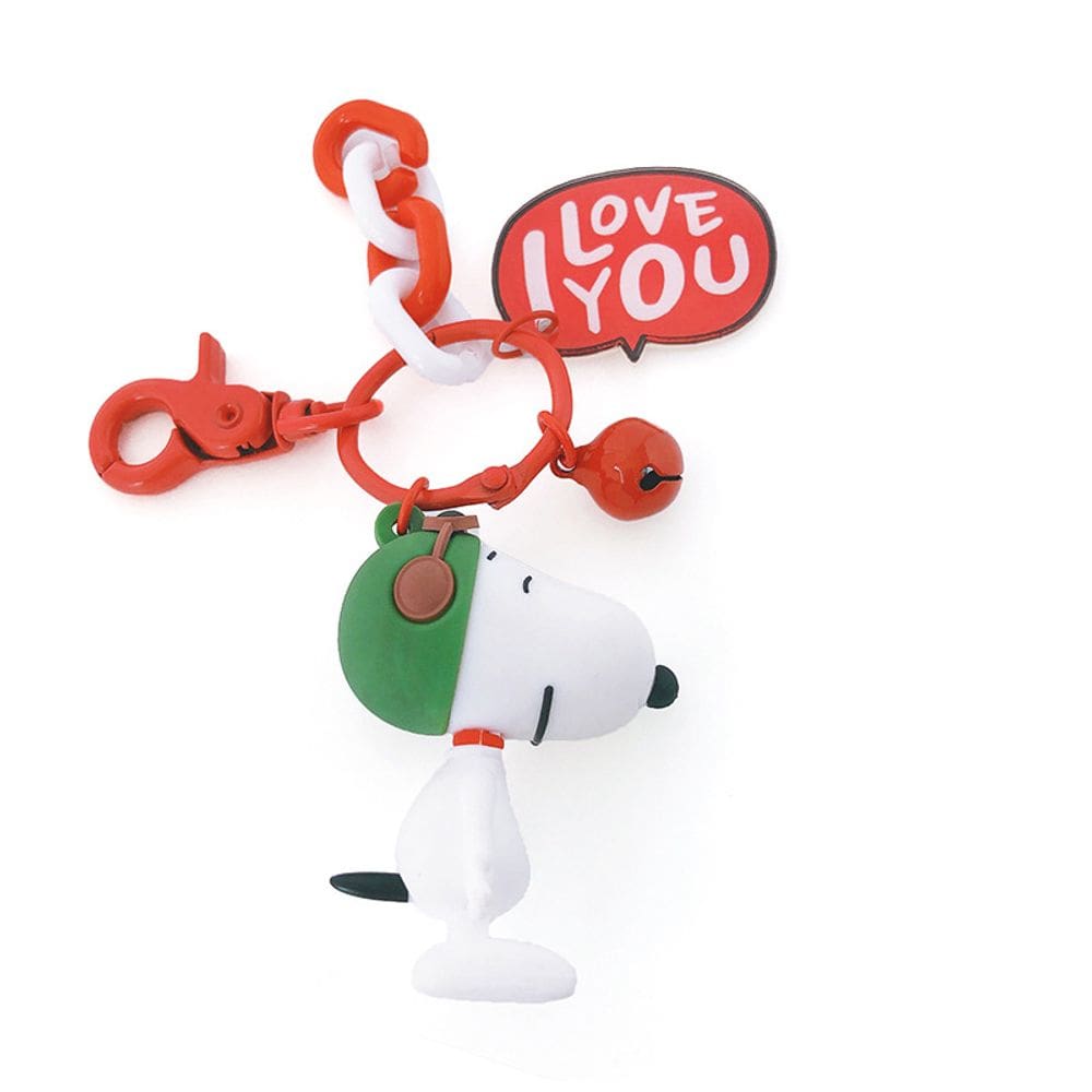 Chaveiro Snoopy Charlie Brown Desenho Animado em PVC para todas as idades