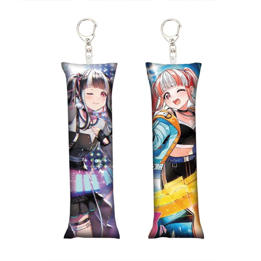 Chaveiro Mini Dakimakura BanG Dream! Estilo de anime vibrante