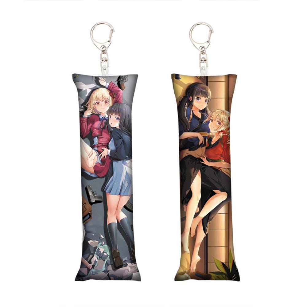Chaveiro Lycoris Recoil Mini Dakimakura