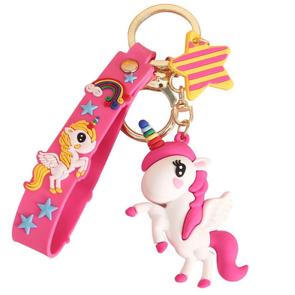 Chaveiro Chaveiro PVC Stella the Rainbow Unicorn Pink