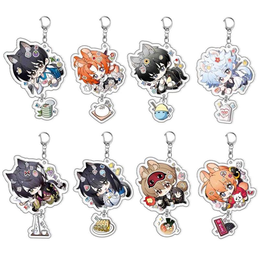 Chaveiro de acrílico anime, chaveiro, pingente, pingente Gintama