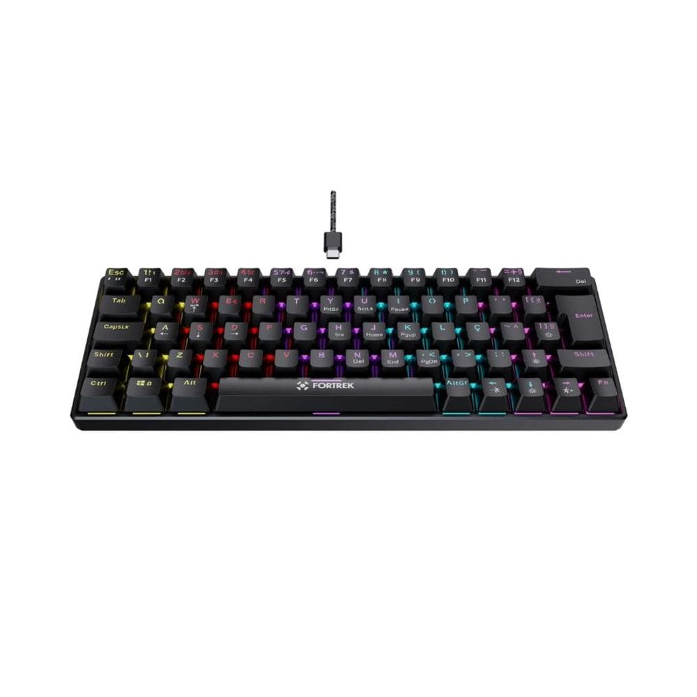 Teclado Mecânico Fortrek Gravity 65 Compact Switch Outemu Red