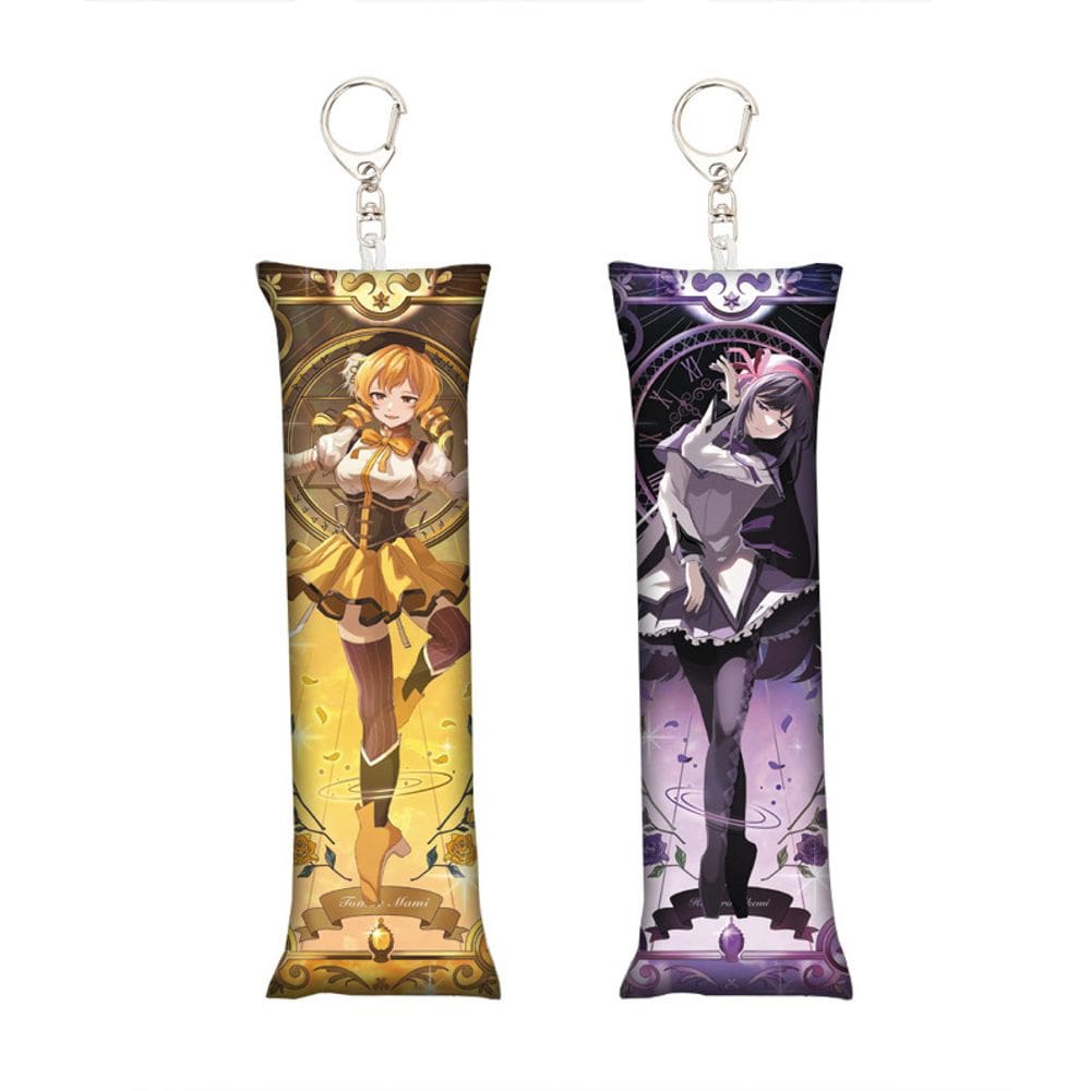 Chaveiro Magical Girl Madoka Dakimakura, estilo mini travesseiro