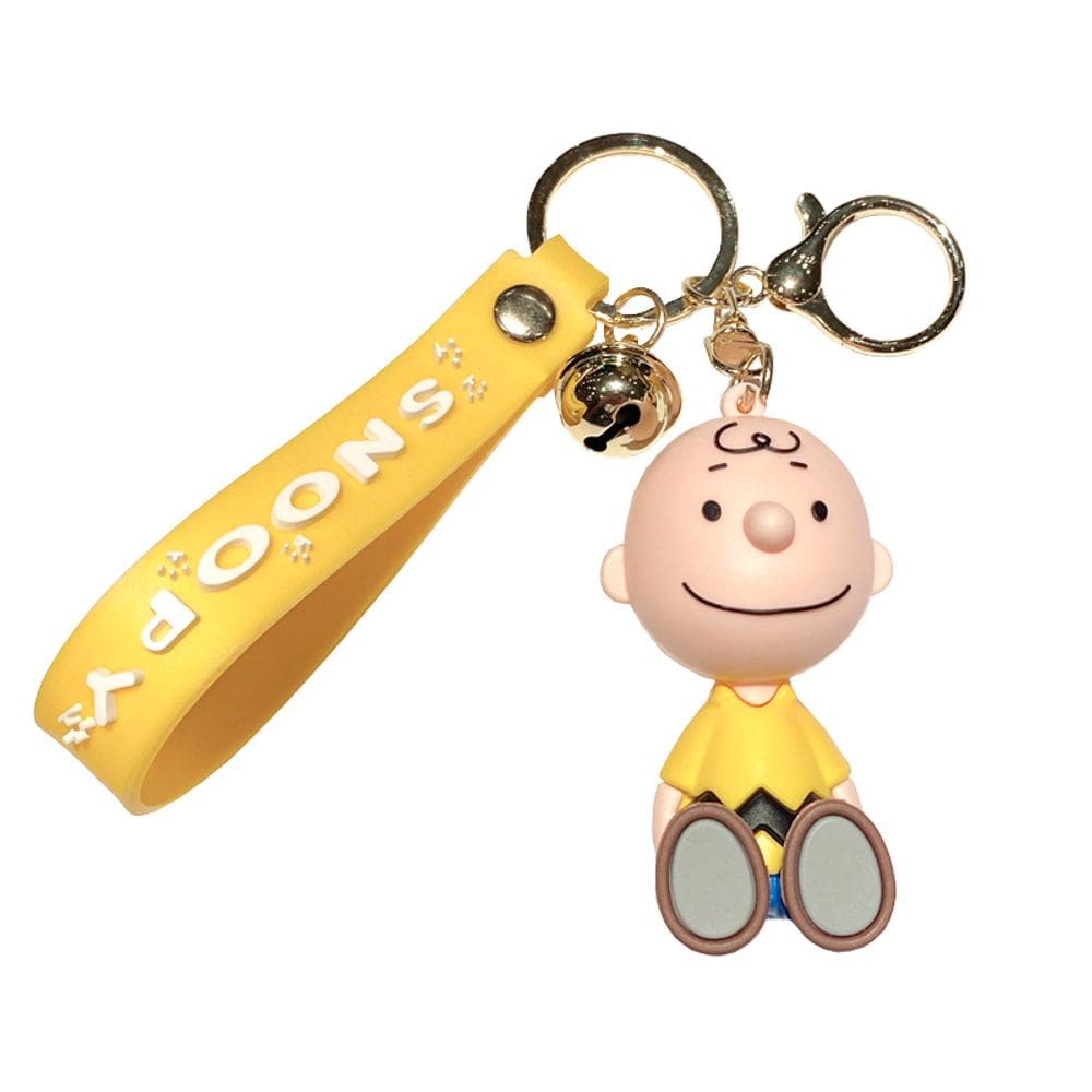 Chaveiro, chaveiro, pingente, desenho animado em PVC Charlie Brown