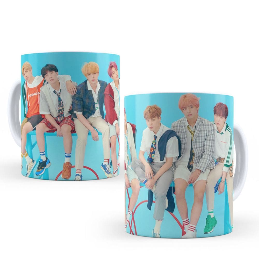 Caneca Personalizada Banda K-Pop Bts 008 325Ml
