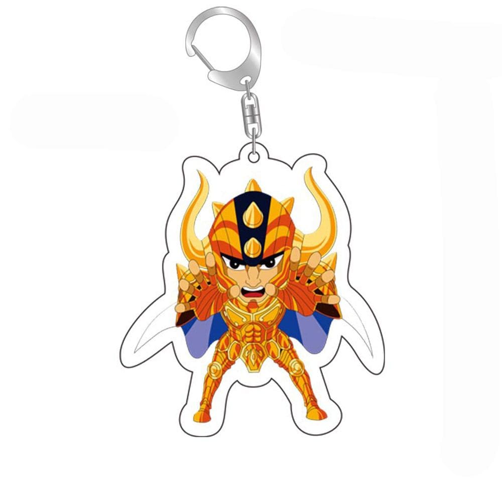 Chaveiro Saint Seiya Zodiac Taurus & Cancer Acrílico