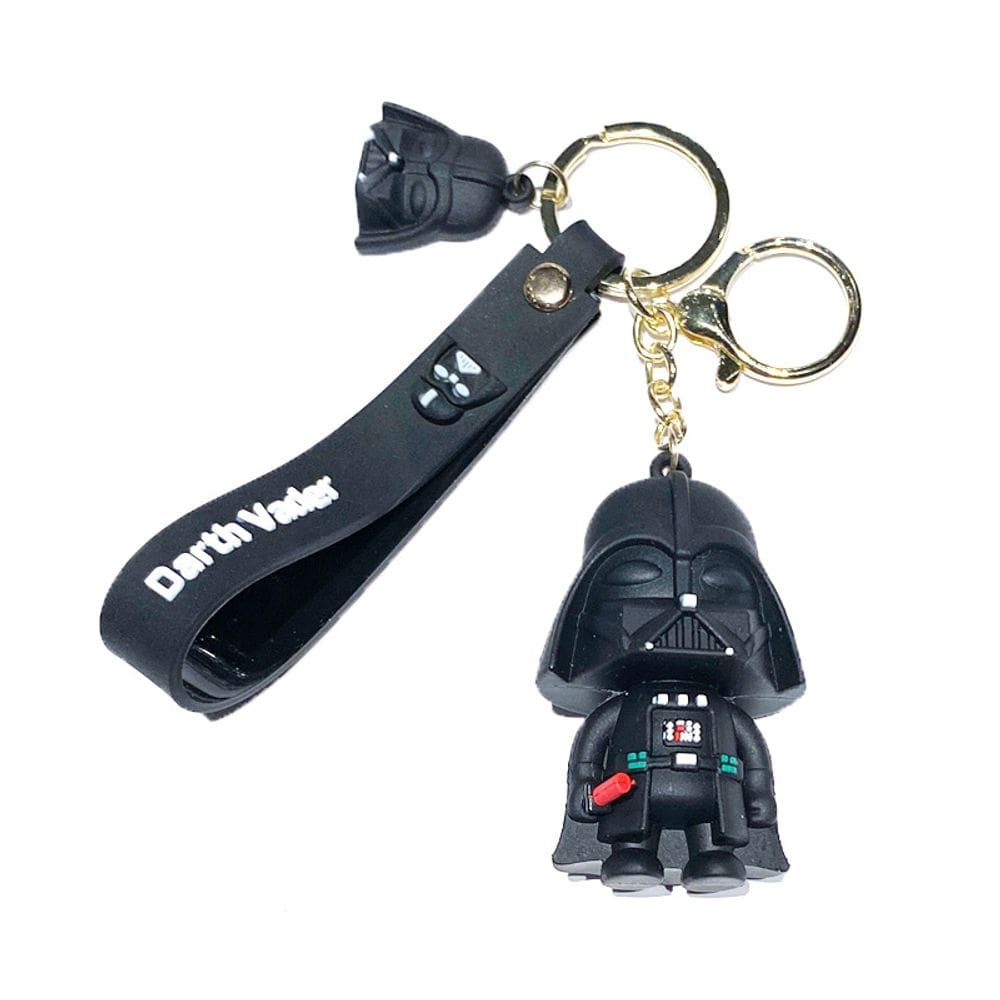 Chaveiro Darth Vader Chaveiro de PVC macio para fãs