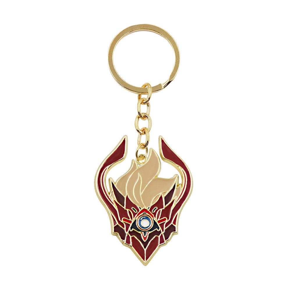 Chaveiro Childe Tartaglia Mask Enamel Genshin Impact Charm