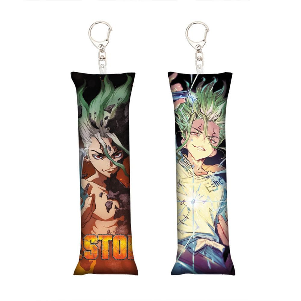 Chaveiro Mini Pillow Dr. Stone Senku Ishigami
