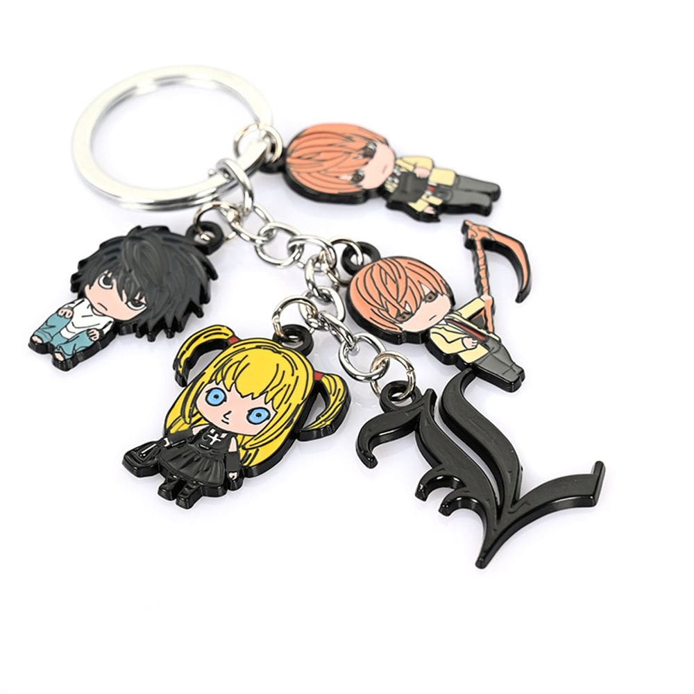 Chaveiro Death Note L Light Misa Amane Anime Chaveiro