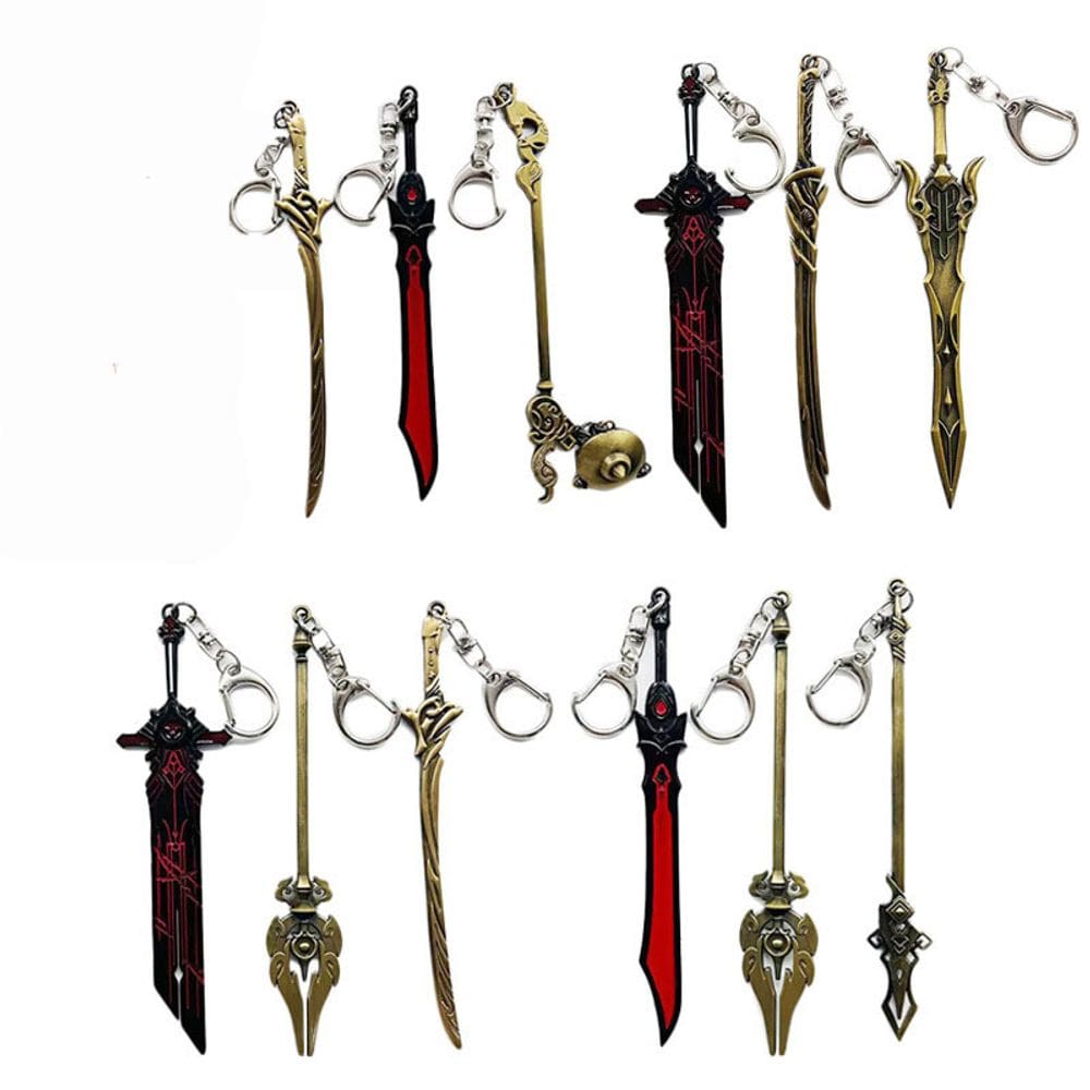 Chaveiro Suzume no Tojimari com chave 3D Gold Lock de 8 cm