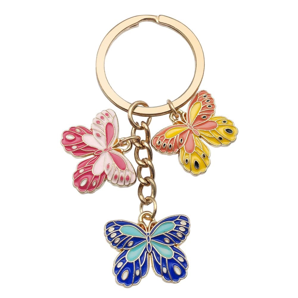 Chaveiro Sweet Three-Color Butterfly para bolsas