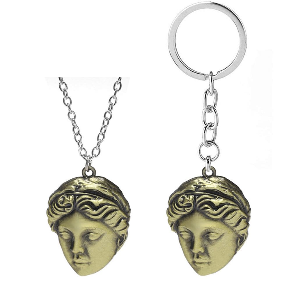 Colar de chaveiro Path of Exile 2: pingente de pedra divina