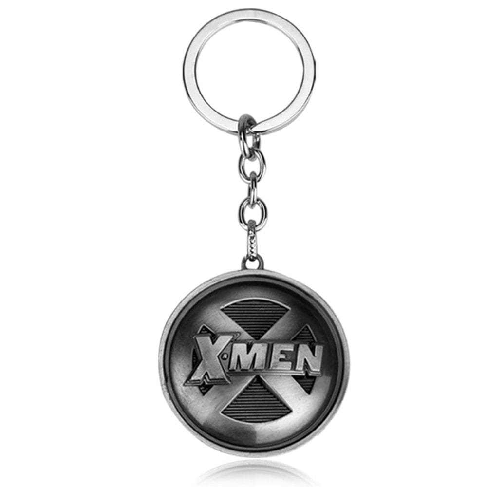 Chaveiro com logotipo dos X-Men, chaveiro de liga de zinco, presente