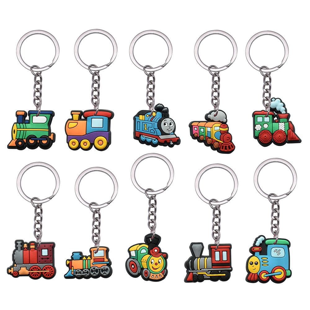 Chaveiro Thomas and Friends Porta-chaves de PVC Cartoon Train