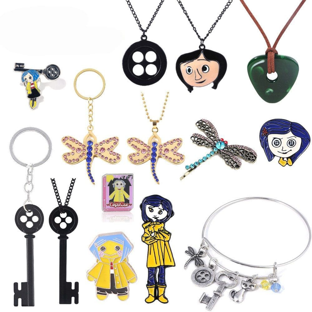 Chaveiro Coraline Jones Button Eyes