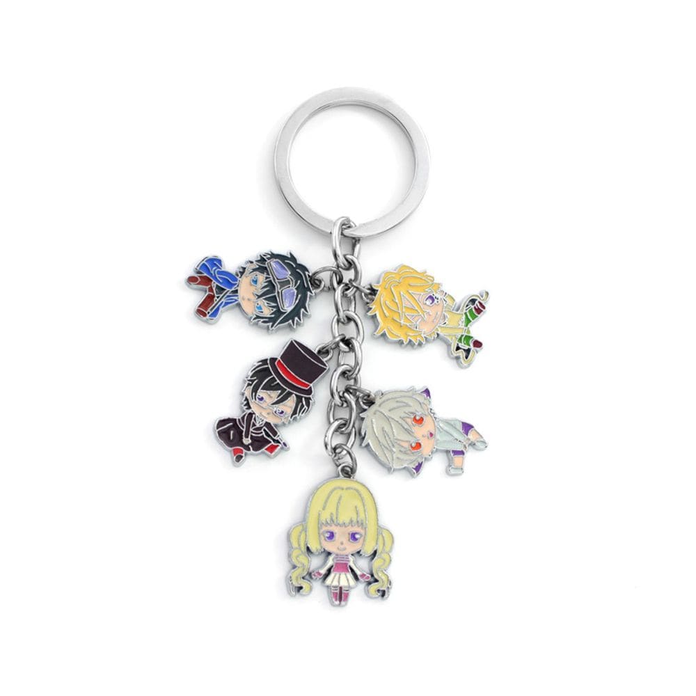 Chaveiro, chaveiro, pingente Karneval Anime Charms, x5