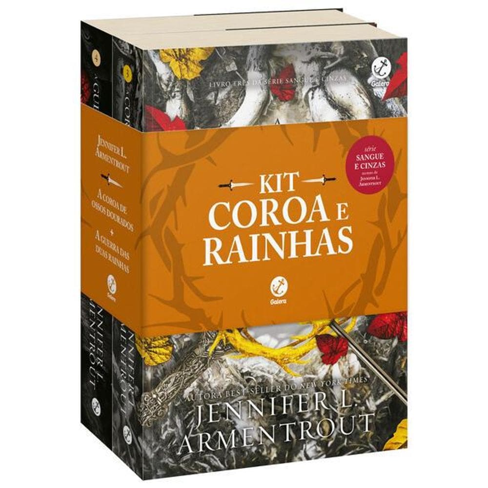 Kit Coroa e Rainhas (Vol. 3 e 4 Sangue e Cinzas)