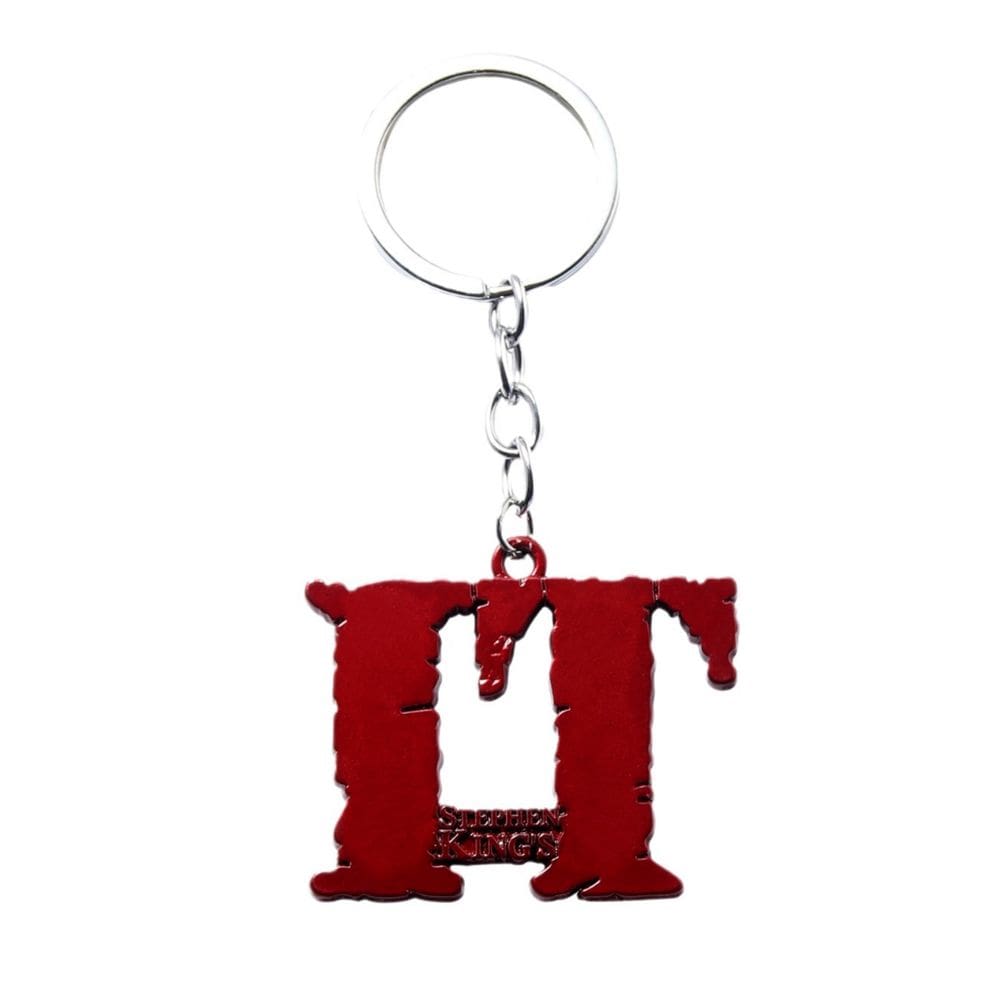 Chaveiro IT Movie Red IT Logo IT e Pingente de Halloween