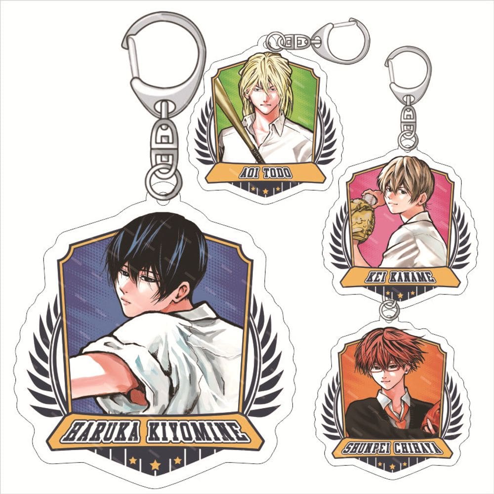 Chaveiro acrílico Forget Me Not Haruka, Aoi, Kei, Shunpei
