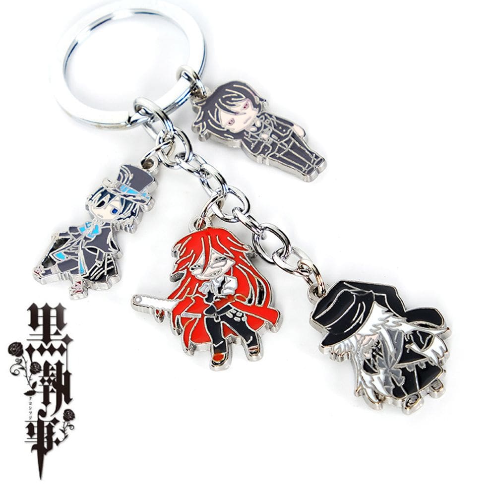 Chaveiro Black Butler Sebastian & Ciel Chibi Charms
