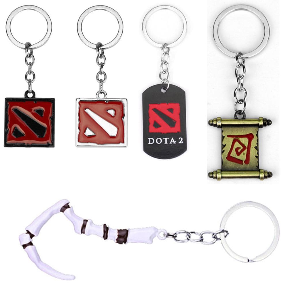 Chaveiro, chaveiro, logotipo DOTAS 2 DATA e gancho de açougueiro K321