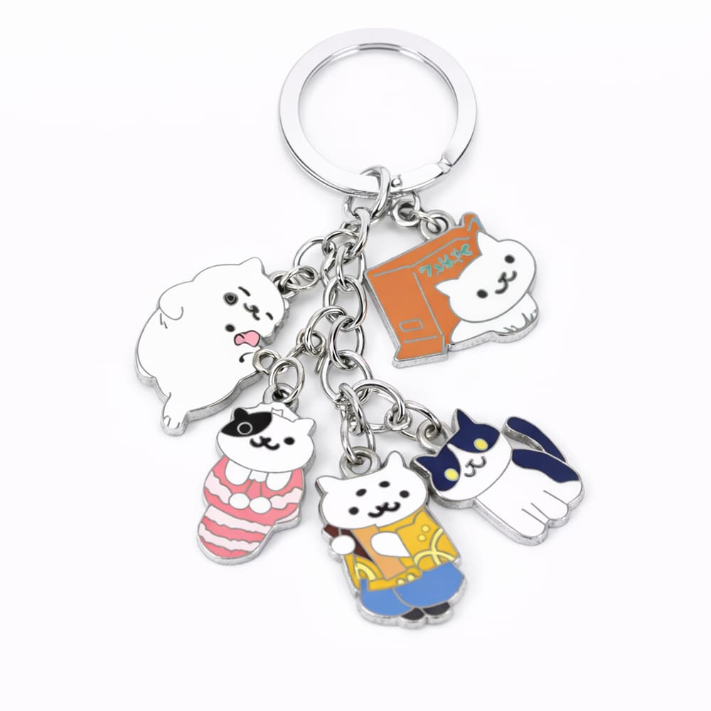 Chaveiro Cat`s Backyard Game Cat Metal Pendant Chaveiro