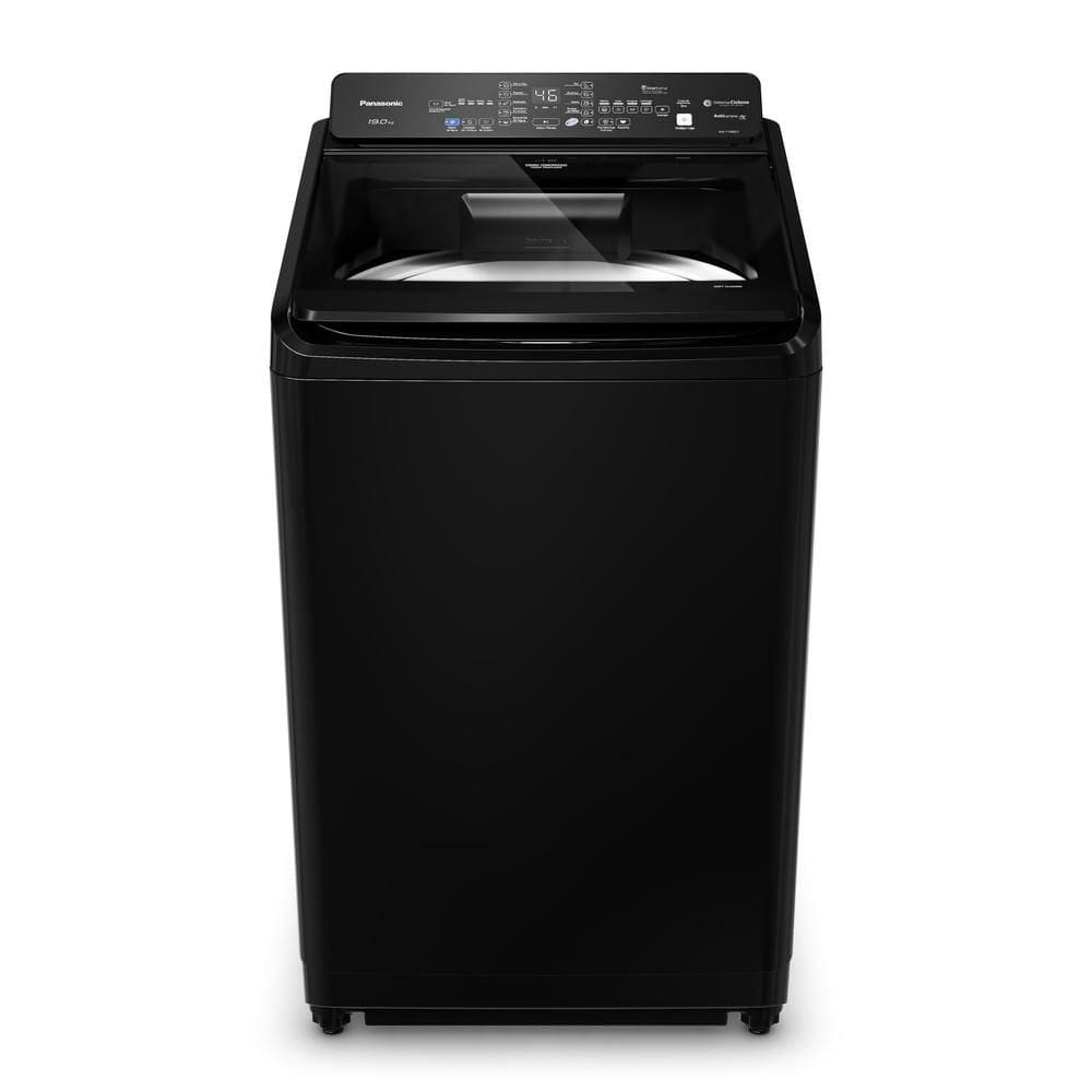 Máquina de Lavar Panasonic 19Kg com 10 Programas de Lavagem e Smartsense Preta NA-F190G1BA 127V