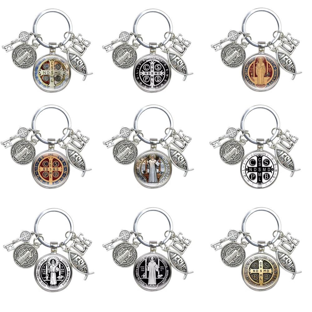 Chaveiro Medalha de São Bento para Proteção e Bênçãos