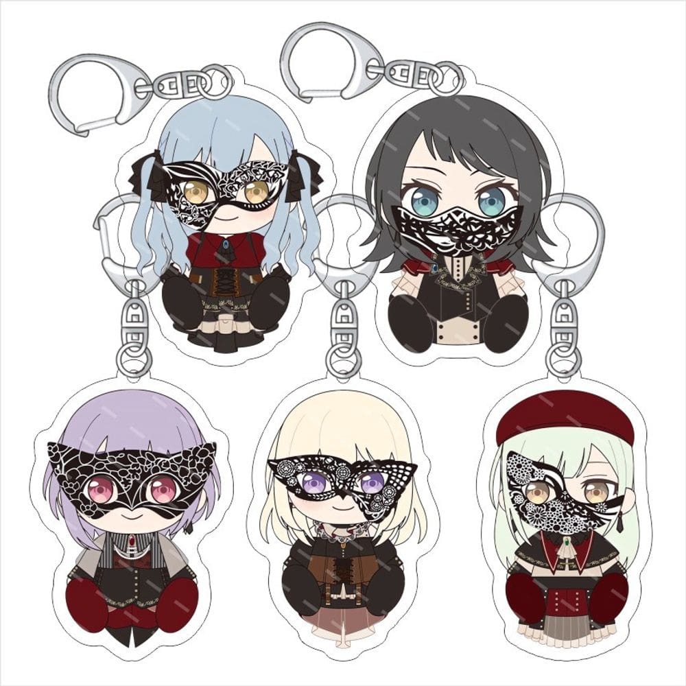Conjunto de chaveiros de acrílico BanG Dream! Ave Mujica e mãe