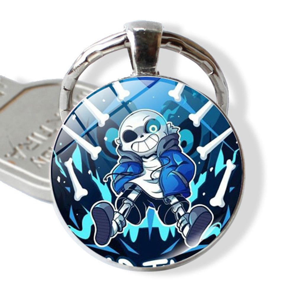Chaveiro Undertale Sans com pingente Time Gem JY006085-1