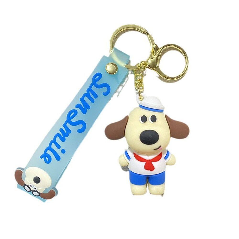 Chaveiro Chaveiro Shuxiu Dog Cartoon Puppy Yellow Hat