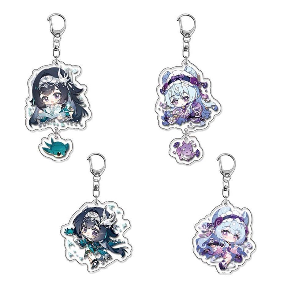 Chaveiro acrílico Sonhando com a Lua Rui Xi e Lan Yan