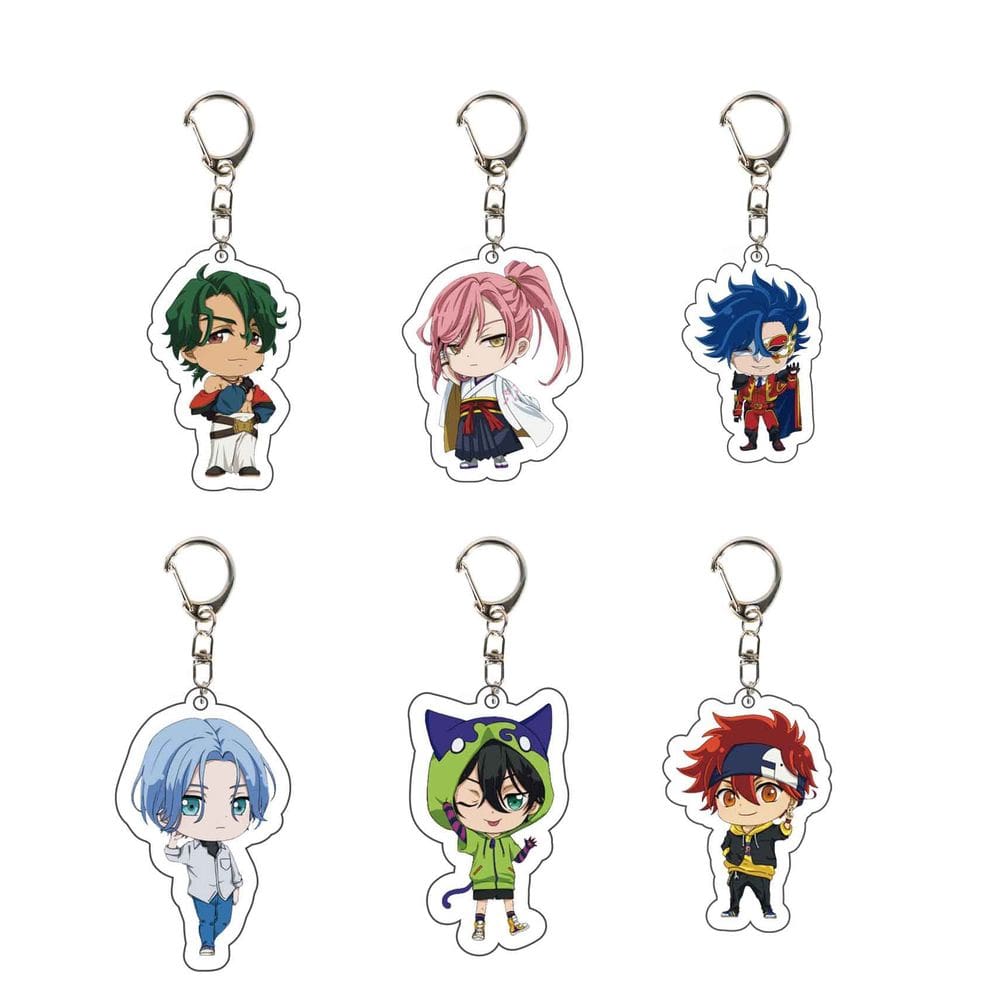 Chaveiro Infinite Skater de acrílico de dupla face Anime Chibi