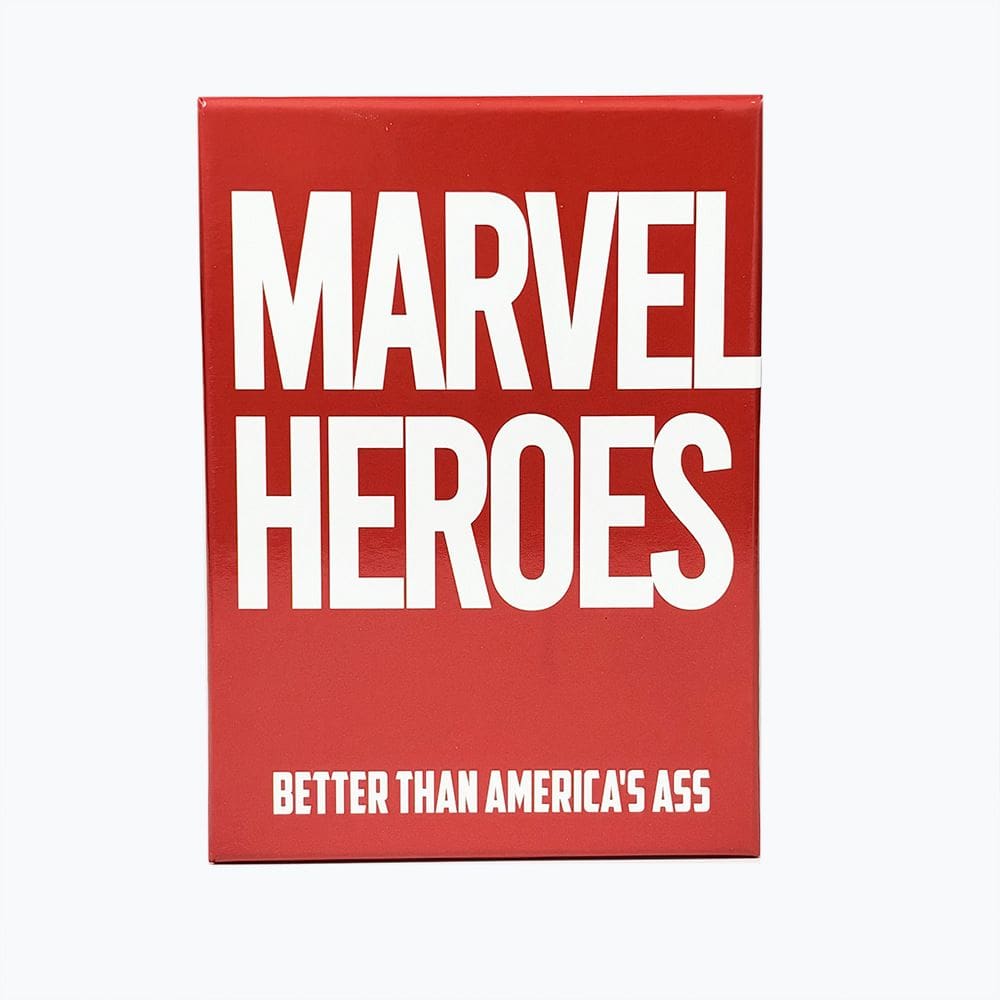 Jogo de cartas de festa Marvelous Heroes for Family com 50 cartas