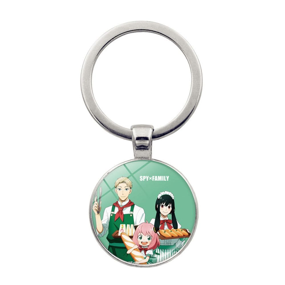 Pingente de chaveiro SPY FAMILY Anya, Loid e Your para fãs