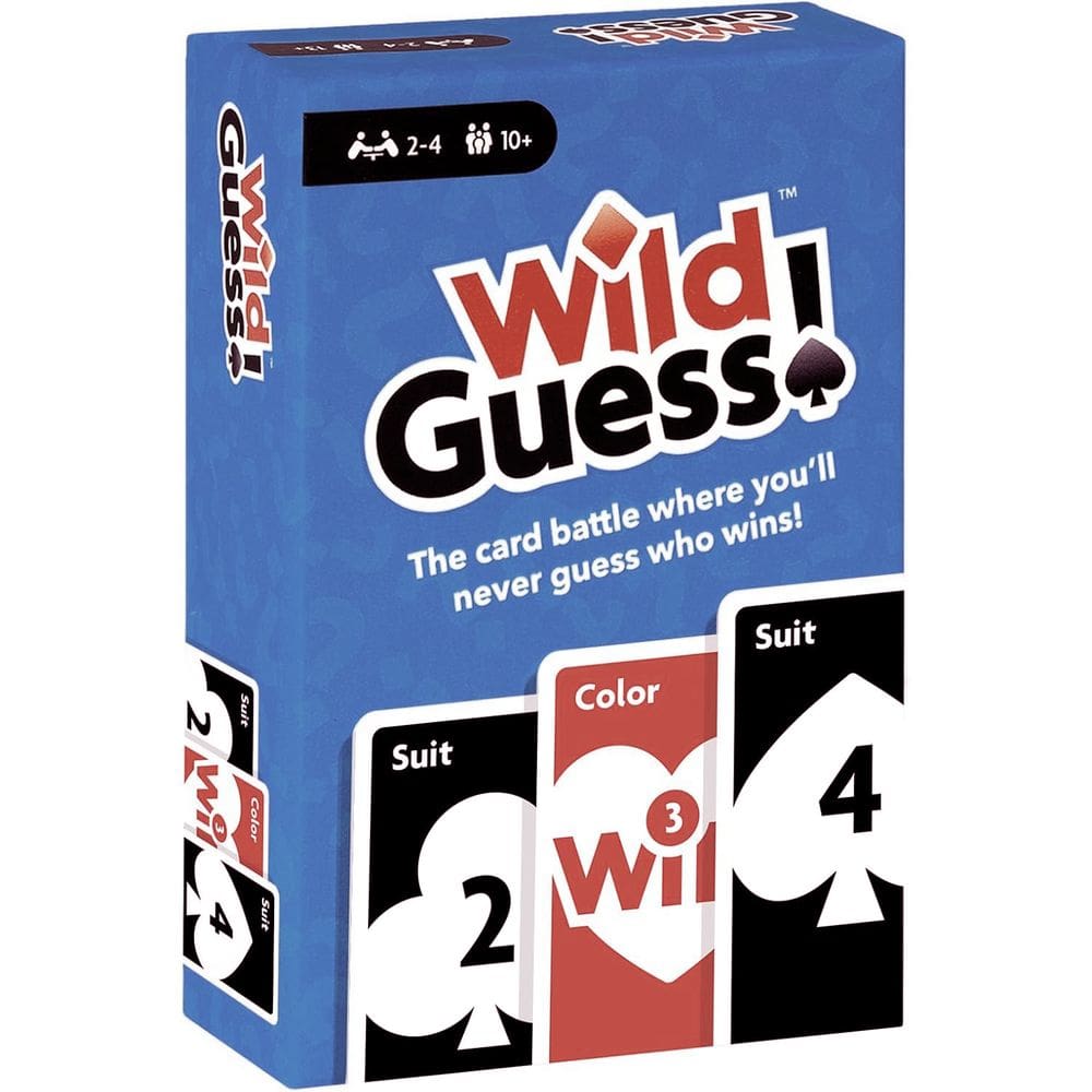 Jogo de cartas Wild Guess: divertido jogo de festa de estratégia para todas as idades