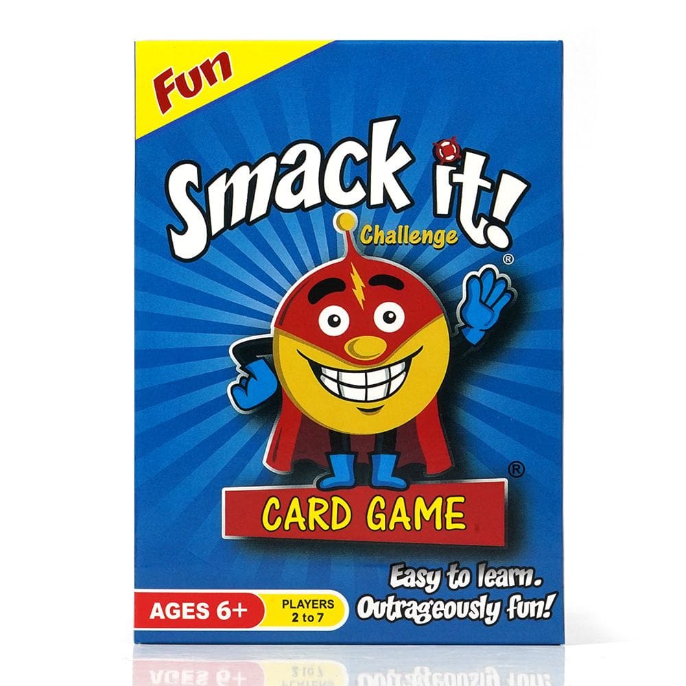 Jogo de cartas Smack It! para crianças e adultos - azul