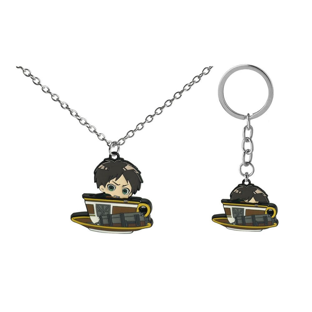 Chaveiro Teacup Eren Yeager Attack on Titan Character