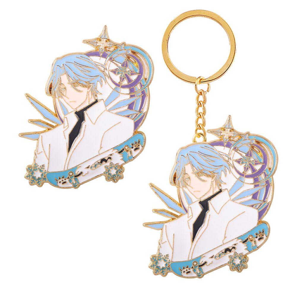 Chaveiro Sk8 the Infinity Lang A Metal Badge com pingente esmaltado