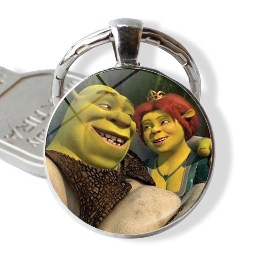 Chaveiro: Chaveiro Shrek Green Monster e Fiona Design