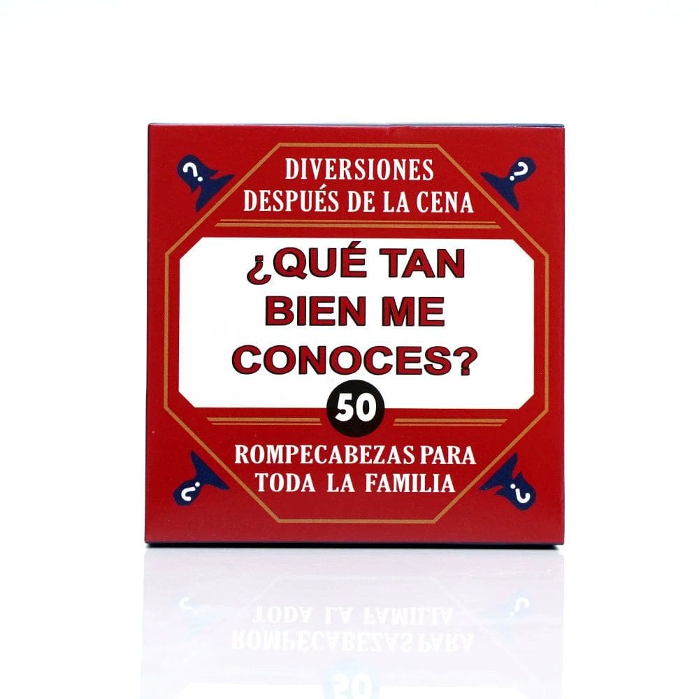 Jogo de cartas Quão bem você me conhece? Diversão em família com 50 instruções